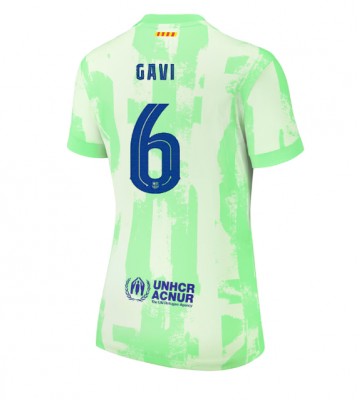 Barcelona Paez Gavi #6 Replica Third Stadium Shirt for Women 2024-25 Short Sleeve